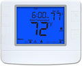 Programmable Thermostat for House, 1 Heat/1 Cool, Extra Large Display, Blue Backlight