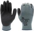 SHOWA Atlas 300 Natural Latex Palm Coated General Purpose Work Glove with Poly/Cotton Liner, 10-Gauge, Black, Medium (12 Pair) (Pack of 12)