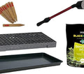 Hoss Premium Seed Starting Kit | Soil, Tray, Labels and Wand!