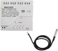 Tuya app WiFi Temperature Sensor Controller,Phone Monitor and Control Temperature Anywhere,4 Channel 110v 10A Dry Contact Relay Switch,Compatible with Alexa Google Home