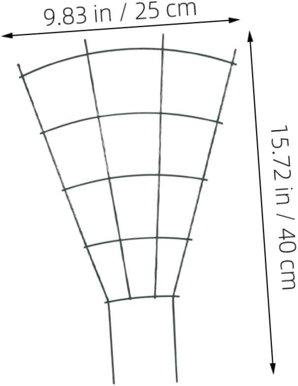 4pcs Garden Trellis for Climbing Plants and Vines – Metal Plant Support Frame for Flower Pots, Vegetable Climbing Stand for Outdoor and Indoor Garden Use