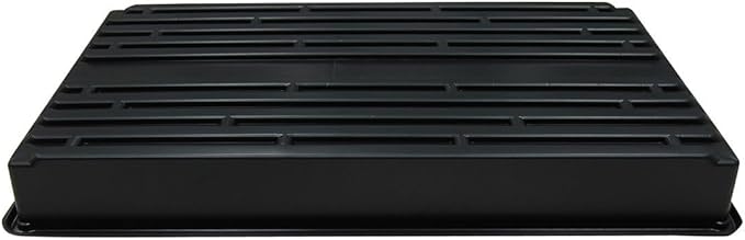 BBR Tuning 10x20 Inch Black 10 Pack Plant Black Propagation Tray – Growing Trays for Seedling, Garden, Planting, Soil & Hydroponic Horticulture - Microgreen Trays Grow Plants - No Drain Holes