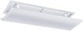 Air Deflector Adjustable Heat and Air Deflector for Sidewall Ceiling Vents RV, Home HVAC, AC and Ceiling Registers 23" Inch White