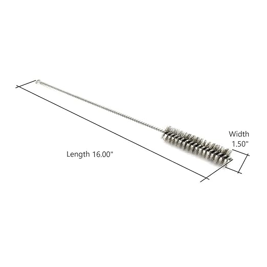 S1614 1-1/2 Inch x 16 Inch Stainless Steel Tube Brush