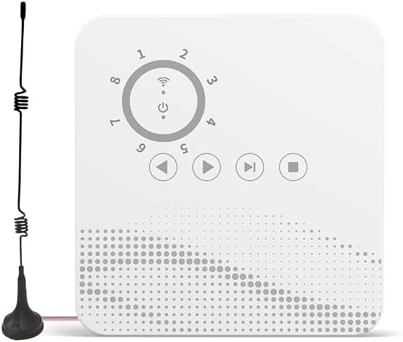 8 Zone Smart Sprinkler Controller WiFi with External Antenna, Strong Signal Irrigation Timer, App & Panel Dual Control, Indoor Watering System with Weather Intelligence, 24VAC Compatible