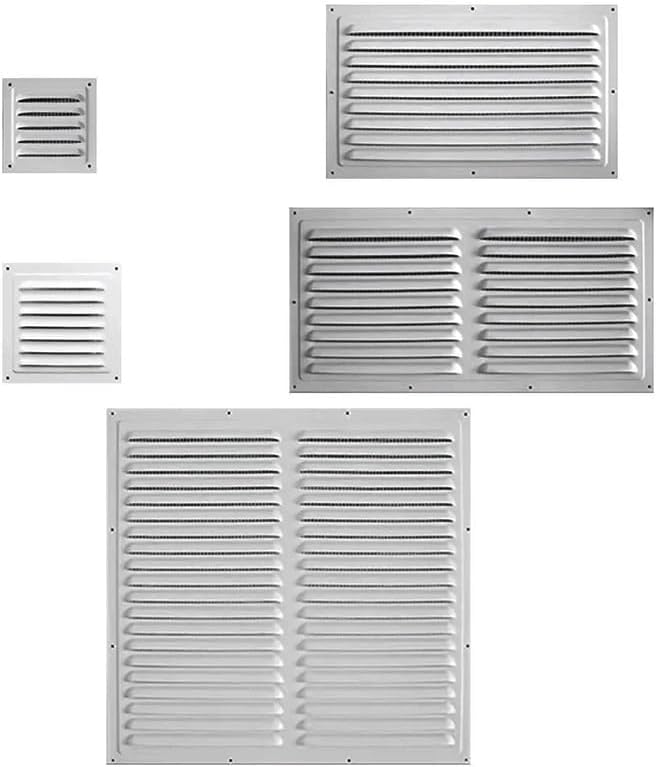 Adjustable Metal Louver Vent Grille - Durable Aluminum Ventilation Cover for Bathroom, Kitchen, Office(100x100mm)