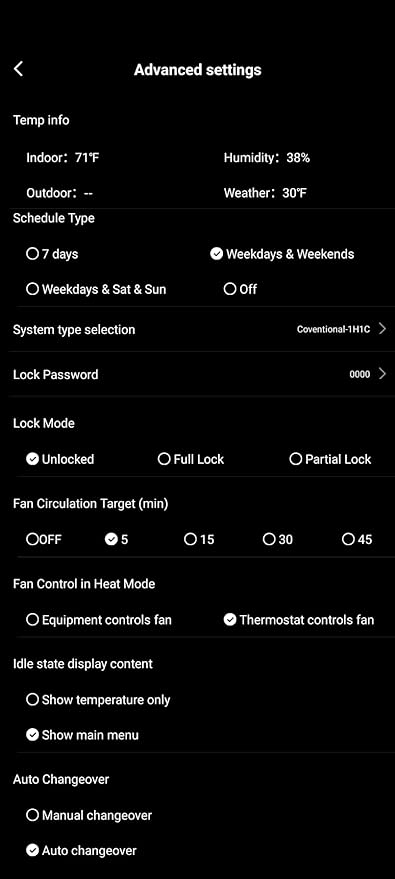 CT3000 Wi-Fi Thermostat