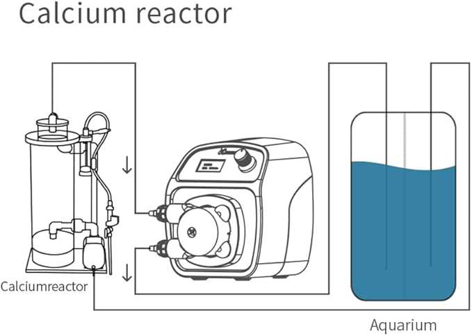 Kamoer X1 PRO-T2 small programmable auto aquarium dosing pump 24V 110 ml/min calcium pump wifi control low flow stepper motor adjustable peristaltic pump