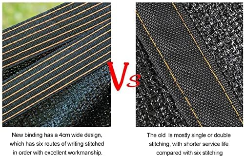 winemana 70% Black Shade Cloth, 6 x 12 FT Durable Mesh Tarp with Grommets, Resistant Garden Sun Shade Netting with Taped Edge for Plant Cover, Greenhouse, Patio, Tomatoes, Chicken Coop, Barn Kennel
