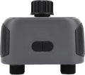 Zunate Bluetooth Irrigation Timer with 2 Outlets, Smart Water Valve Controller for Garden Drip and Sprinkler Systems Featuring Adjustable Weather Delay Settings