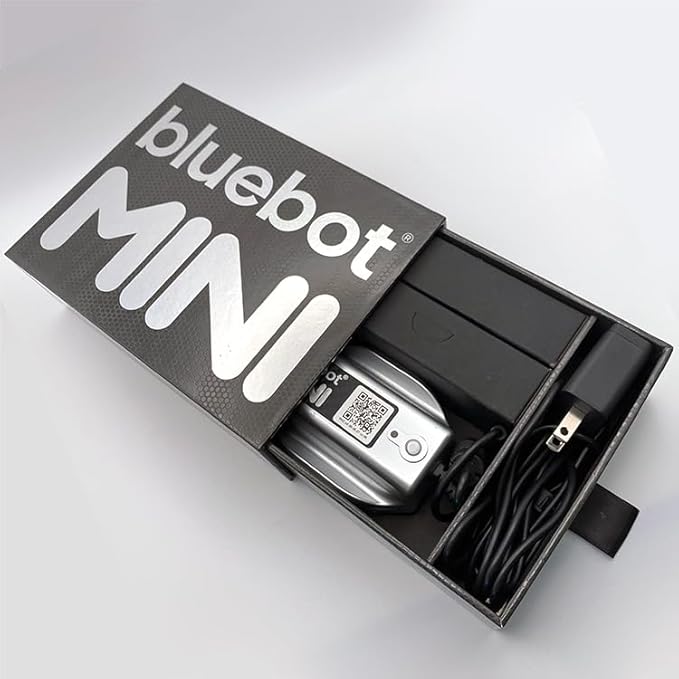 Bluebot Mini Smart Water Meter – WiFi Water Usage Monitor & Leak Detector, Clamp-On Ultrasonic Flow Meter, Real-Time App Monitoring, Easy DIY Install, Fits 3/4” and 1” Pipes, Indoor/Outdoor, Bundle 3
