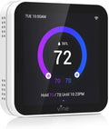 vine Smart Thermostat Larger Color Screen Thermostats for Home Heat and AC, 7 Day Programmable WiFi Thermostat App Control Compatible with Alexa and Google Assistant, C-Wire Required