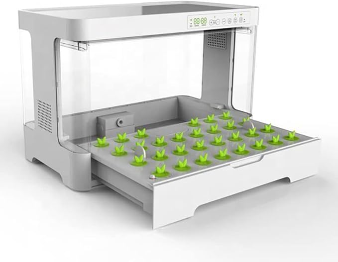 GeRRiT Hydroponics Growing System 30 Pods Indoor Herb Garden Kit with 20W LED Grow Light Automatic Timer Germination Kits 4L Water Tank Smart Garden Planter for Home, Kitchen, Gardening