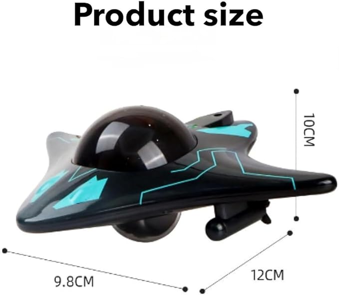 Underwater Drone with Camera, Submarine Water Photography Device Remote App Control Wifi Live Video Transmission Portable Compact Exploration Imaging Adjustable Lift LED Headlight(2Pcs)