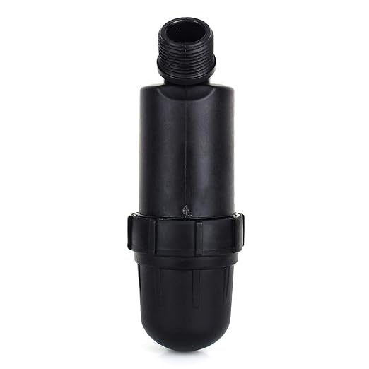 Drip Irrigation Kit, 3/4" Screen Filter Mesh, Y-Type Mesh Water Filter, Heavy Duty Plastic & Stainless Steel, Integrated Filtration System, Black, 5 M/ H, 1-8Kg Working Pressure