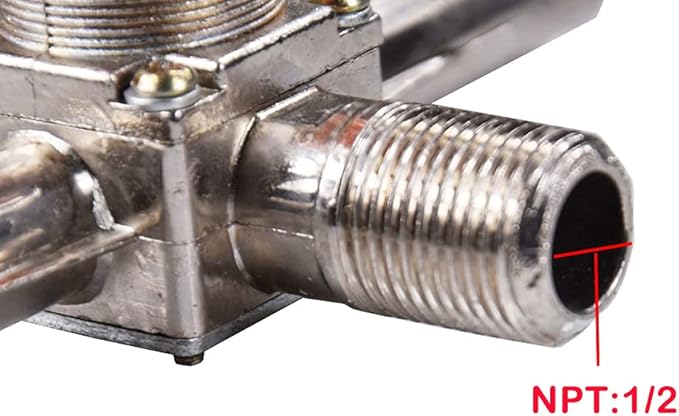 NPT Compressor Manifold Heavy Duty Double Outlet Manifold Air Compressor Fittings for Air Compressor Switch Control Valve Fittings