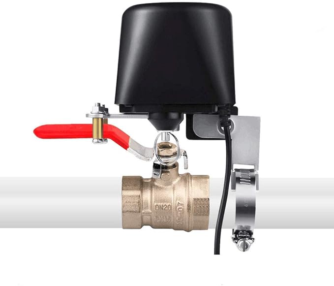 Motorized Smart Valve Actuator (Valve Sold Separately) WiFi & Bluetooth Electric Water Shutoff Controller Robot Automatically, Tuya Smart & Smart Life App Control, Work with Alexa, No Hub Required