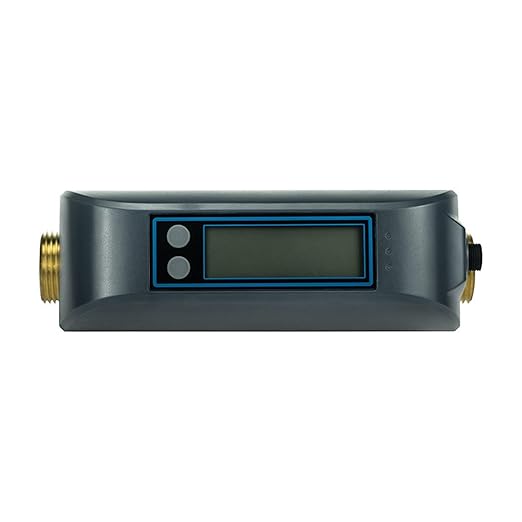 Digital Flow Meter, Water Liter Meter Smart Valve Flow WiFi for APP Multifunctional Dual Band Voice Control DN20,for Outdoor Gardens