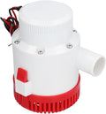 Bilge Pump, ABS Anti Shock Submersible Pump, Rustproof Boats Electric Water Pump, Heavy Duty Bilge Pump for Drainage Provides Power (DC12V 3000GPH)