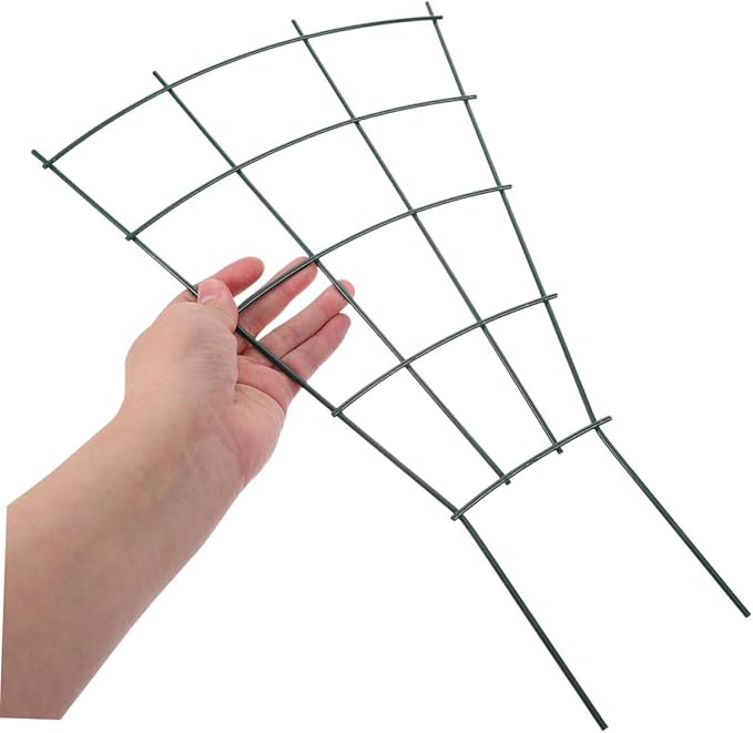 4pcs Garden Trellis for Climbing Plants and Vines – Metal Plant Support Frame for Flower Pots, Vegetable Climbing Stand for Outdoor and Indoor Garden Use
