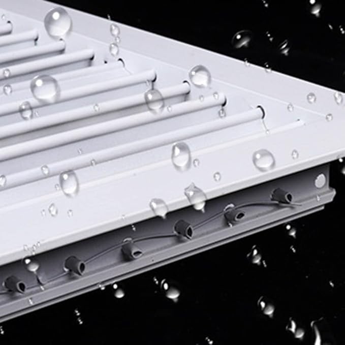 Easily Maintainable Double Layered Louver Outlet Crafted From Strong Galvanized Iron And Aluminum Frame (300 * 300mm)