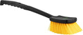 Restaurantware Scrub Brush 4 Count of 20 Inch Long Handled Scrubbing Brush, Ergonomic Design, Stiff Yellow Plastic Bristles, for Commercial Kitchen, Restaurant Or Home