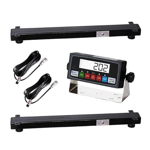 Livestock Scale Kit, Heavy-Duty Weigh Beam Scale System, Load Bars 10000lb Capacity, Portable Animal & Cattle Chute Scale Kit for Cows, Goats, Hogs & Sheep with Digital Indicator (48")