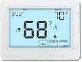 Programmable Auto Changeover Thermostat for House, Conventional Single-Stage Systems,1 Heat/1 Cool, Extra Large Display, Smart Auto Switching, White Backlight