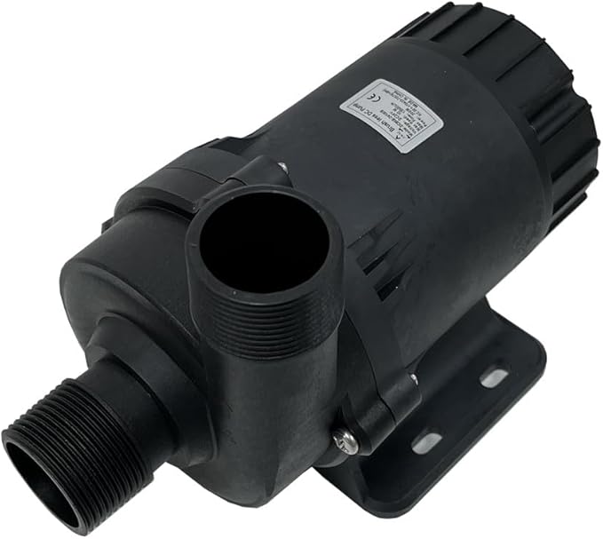 SHYSKY High Power Heavy Duty 24V 200W Brushless DC Water Pump DC85E-24100S, 10m 32ft Lift, 13500LPH 3566GPH Flow Rate, Low Noise, With DRY RUN Protection, For Cooling Circulation Pressure Sys