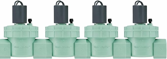 4-Pack Orbit Sprinkler System 1-Inch NPT Jar Top Valve 57461, Green (4 Total valves )
