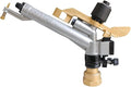 1.5" Impact Sprinkler Agriculture Irrigation Sprinkler 360° Adjustable Long Range Water Irrigation Spray Gun Tool Kit Large-Area Watering Sprinkler for Garden Farm Lawn Forestry