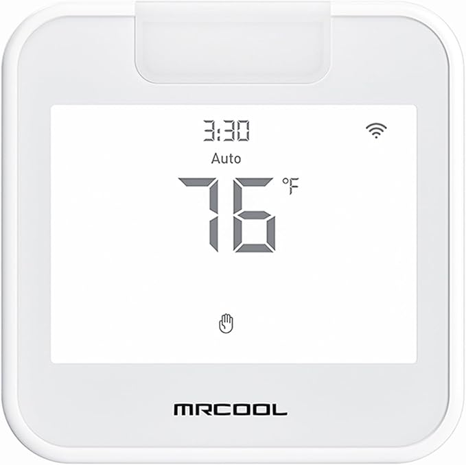 MRCOOL Smart WiFi Thermostat for Mini Split, Programmable Wall Control with Alexa and Google Assistant, 24V Heating and Cooling System
