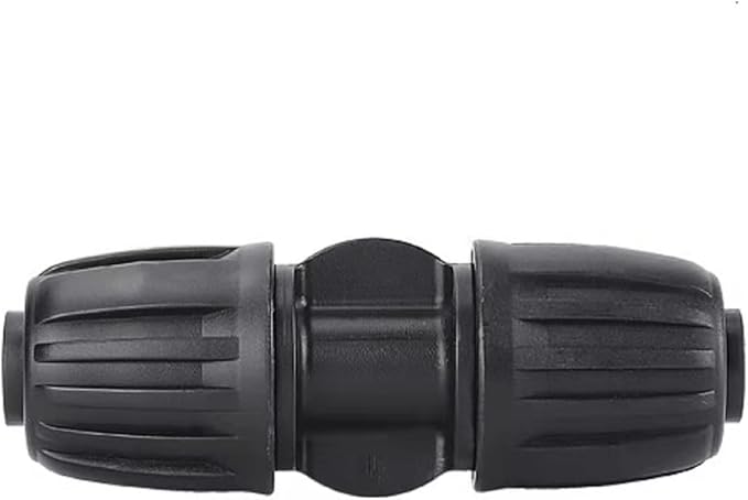 Drip System Parts,Drip Irrigation Fittings Lock Barbed Straight Connectors for 1/2 Inch Drip Tubing (1/2" ID x 0.65" OD) -Pack of 10