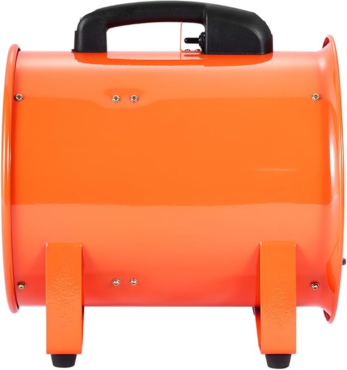 VEVOR Portable Ventilator with Hose, 2 Speed, 12 Inch Utility Blower Exhaust Fan with 33ft Flexible Duct, 367W 2894CFM High Velocity Industrial Air Mover for Extraction and Ventilation