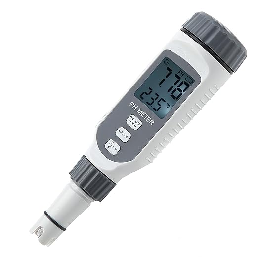 Kikumi PH-Test Digital, pH Meter Smart Sensor Professional Meter Portable Water Quality Tester Surimeter PH818 Pen