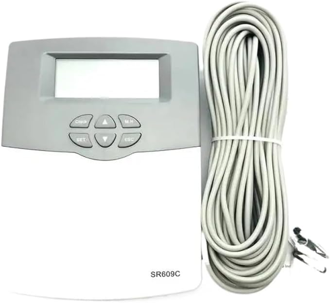 Solar Water Heater Controller SR609C - WiFi, For Pressurized Integrated Solar Tank System, With Intelligent Heating, Timer & Temperature Control(1.5KW non wifi)