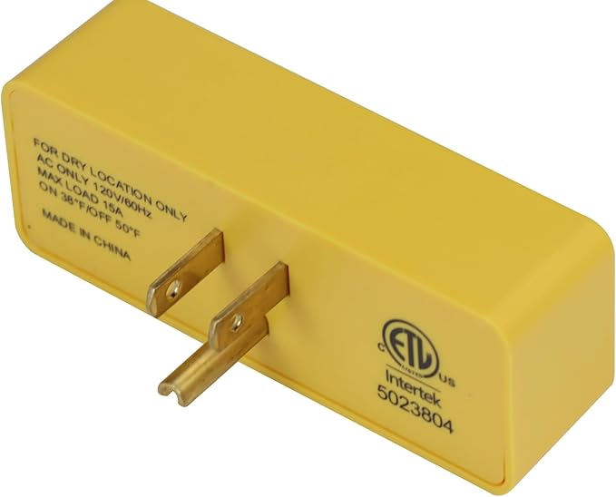 HEATIT ET-21 Freeze Thermostatically Controlled Outlet On at 38F /Off at 50F ET-24 1PCS
