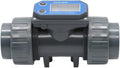 1-1/2inch Electronic LCD Digital Display Flowmeter NPN Turbine Flow Meter PVC Pipe Liquid Water For Farm/Garden Irrigation