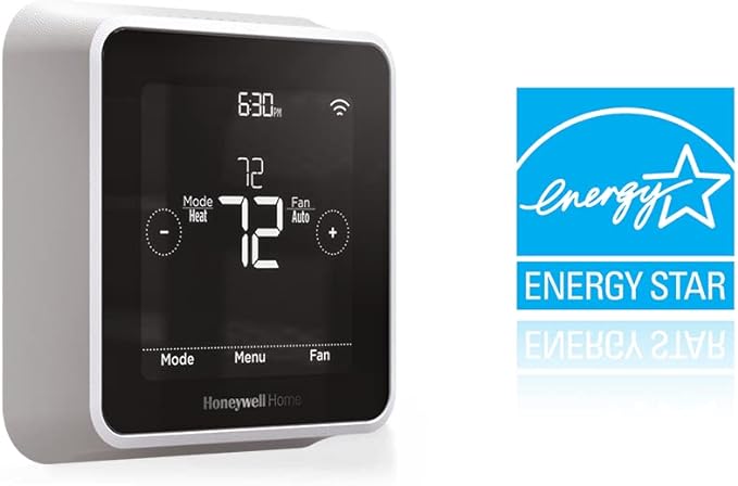 Honeywell Home RTH8800WF2022, T5 WiFi Smart Thermostat, 7 Day-Programmable Touchscreen, Alexa Ready, Geofencing Technology, Energy Star, C-Wire Required