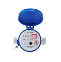 Flow Sensor Meter Digital Pipeline Water Flow Smart Water Meter E-Type Digital Display Pointer Counter Water Meter Flow Measuring Instruments with Copper Fittings