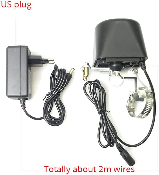 EVERSECU Tuya Smart WiFi & Bluetooth Smart Water Valve, Shutoff WiFi Control Water Valve Compatible with Alexa, Google and Application Program iOS/Android