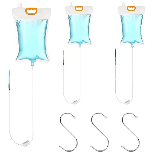3 Pack 3.5L Plant IV Water Bag Automatic Plant Drip Watering Bags - Indoor Outdoor Self-Watering System with Adjustable Flow|Durable & Water-Saving Plant Watering Kit Set