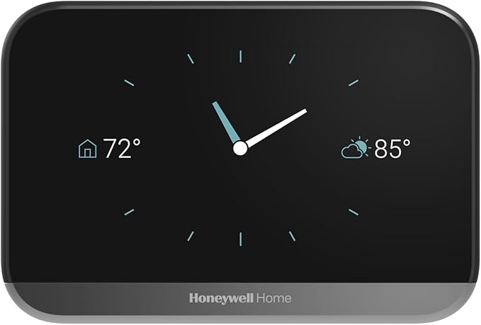 Honeywell Home X7S Smart Thermostat with Advanced Occupancy Sensing, Humidity Monitoring, and Customizable Touchscreen Display, Black