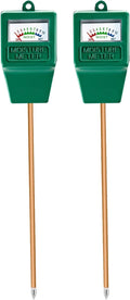 Soil Moisture Meter,2 Pack Plant Hygrometer Moisture Sensor Plant Water Monitor for Potted Plants,Garden,Farm, Lawn(No Battery Needed)