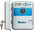 Hunter XC -600 Hybrid Battery Powered Irrigation Controller, 6 Zone Sprinkler Timer, Indoor and Outdoor Use, Waterproof, Programmable Lawn and Garden Watering System
