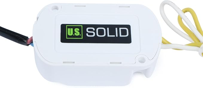 U.S. Solid Smart Solenoid Valve - 1/2 Inch Wi-Fi APP-Controlled Brass Solenoid Valve, 110V AC