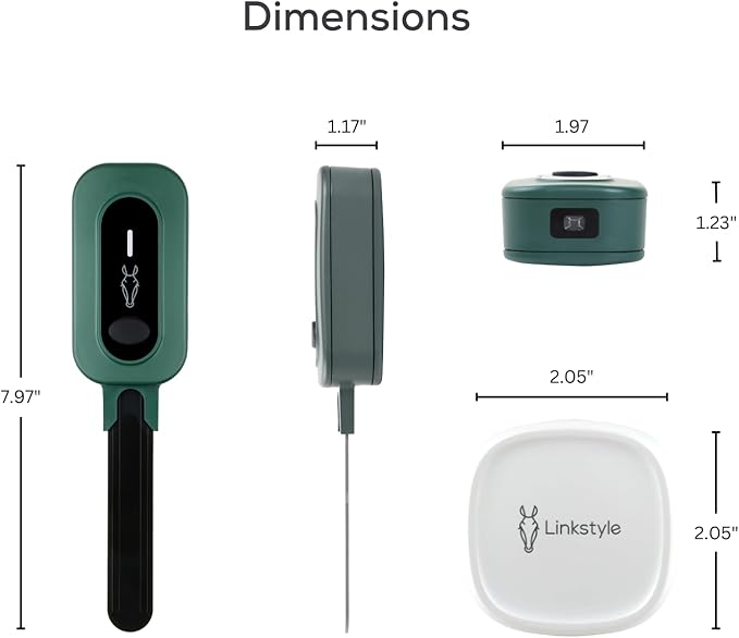 PLANTRON Afra II Smart Soil Moisture Sensor By LINKSTYLE — Includes WiFi Hub (2.4GHz wi-fi only) for Remote Access, 3-in-1 Soil Moisture, Temperature and Luminosity Tracker, Waterproof, Indoor/Outdoor