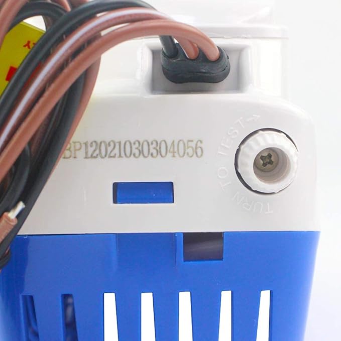 1100 GPH Automatic Bilge Pump - 12V, 1-1/8"(29mm) Outlet, Submersible Boats Water Pump with Float Switch, Snap-Off Strainer, Easy Install for Boat, Marine, Canvas,Ponds