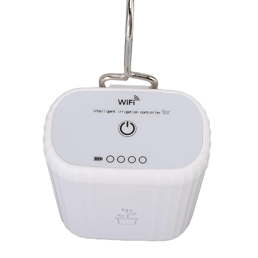 banapoy Automatic Watering System, Vacation Self Watering Drip Irrigation Kit Smart WiFi Plant Waterer, Adjustable Drip Mode, APP Control, for Indoor Office Garden Plant