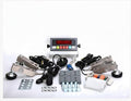 Livestock Scale Kit with 4 Load Cell Kit for Cattle Scales, Digital Floor Cattle Scale System with PS-IN202 Indicator, Junction Box and Auto-Save Software
